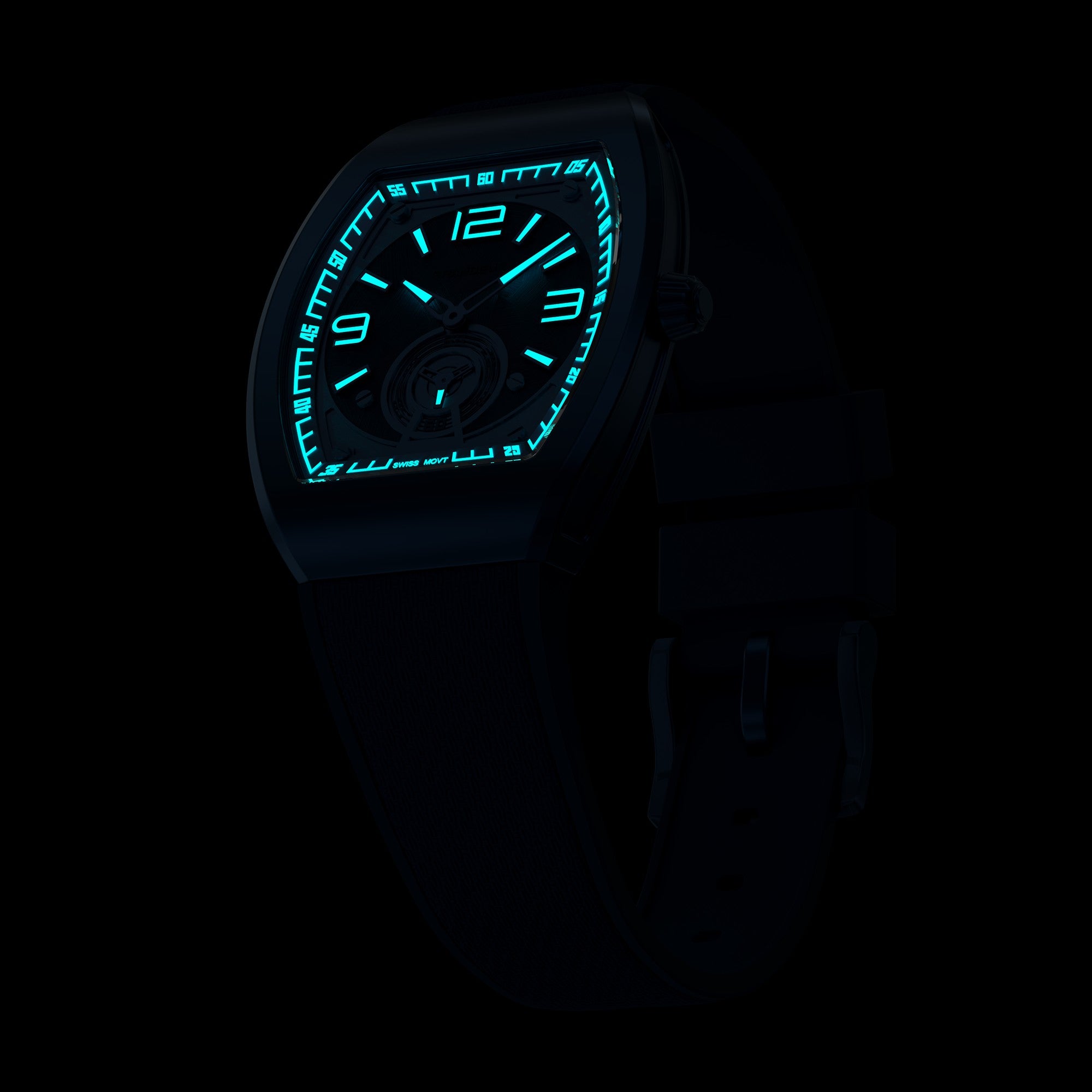 TorQ Quartz V2 Abyss — luminous dial