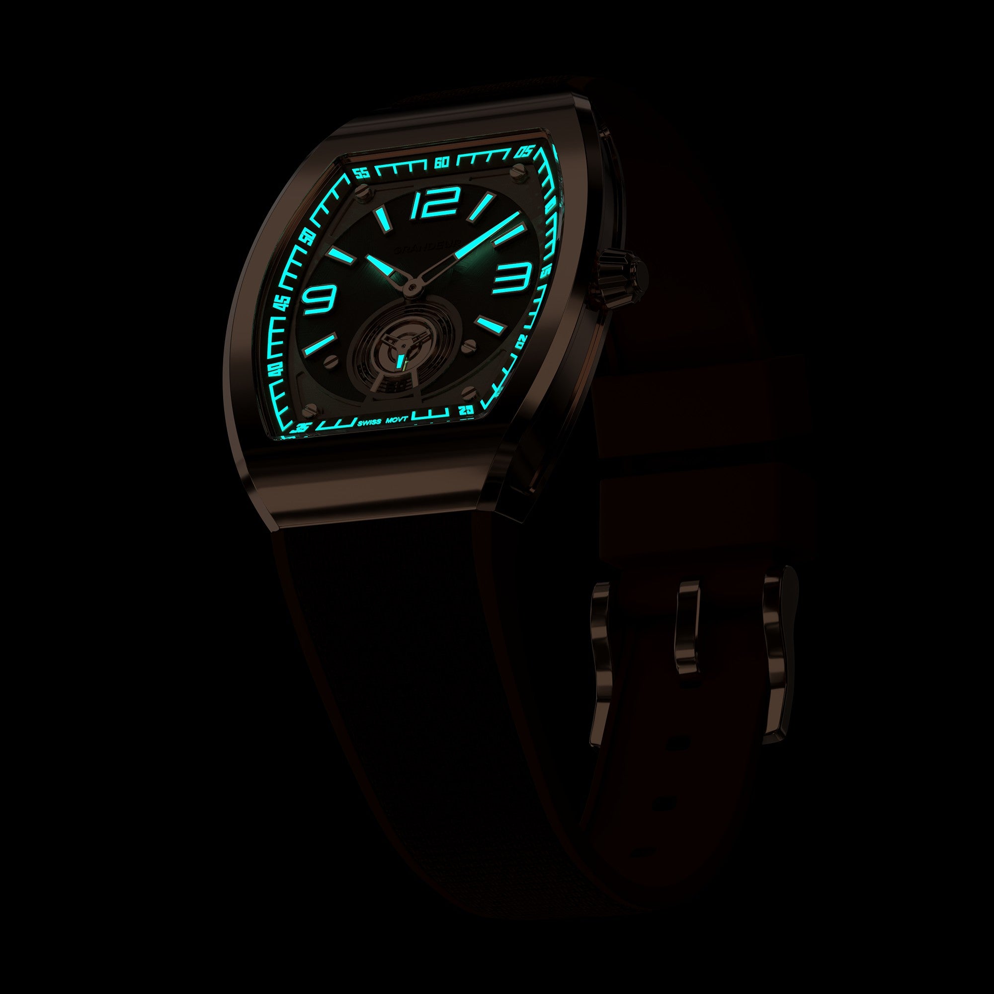 TorQ Quartz V2 Dune — luminous dial