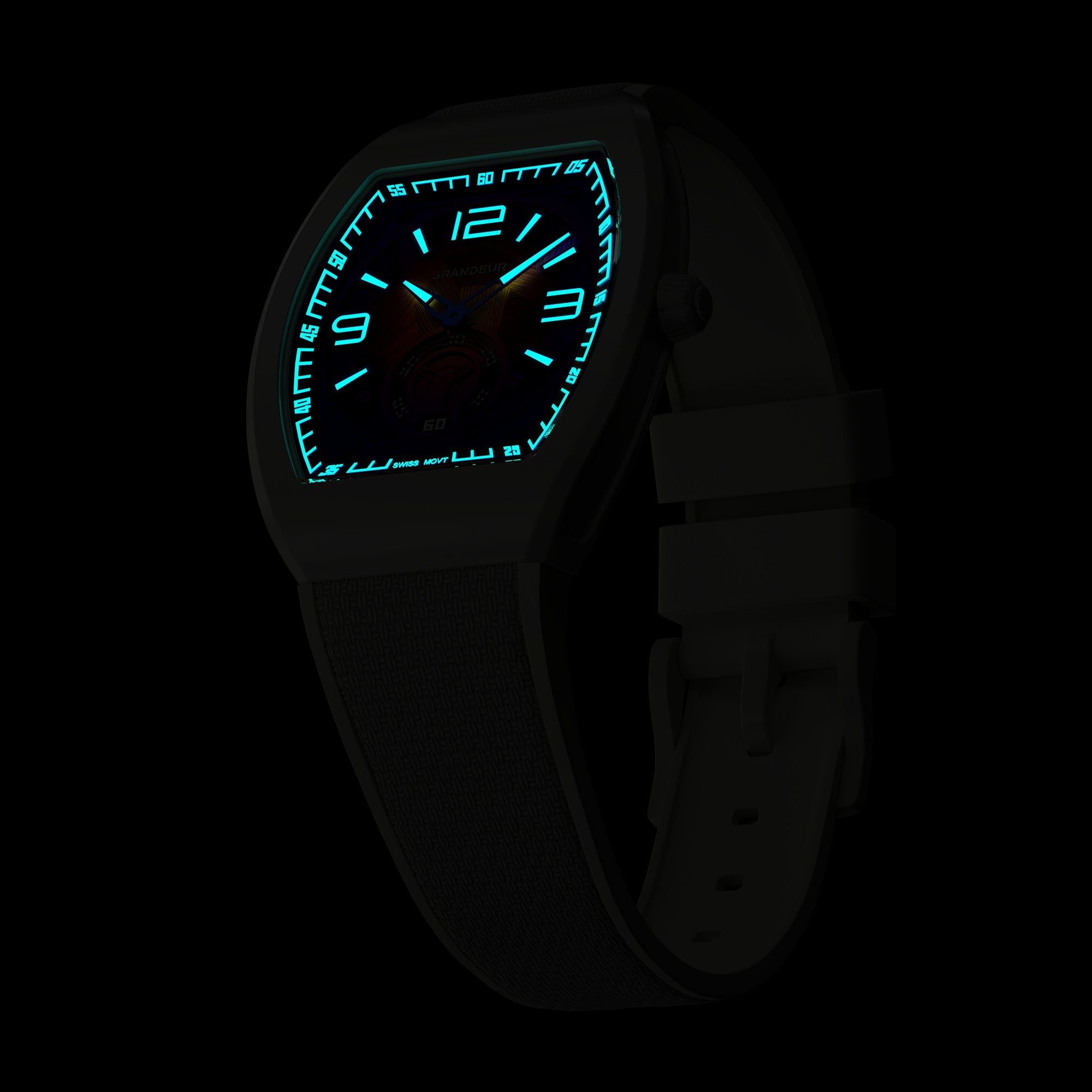 TorQ Quartz V2 Nebula — luminous dial