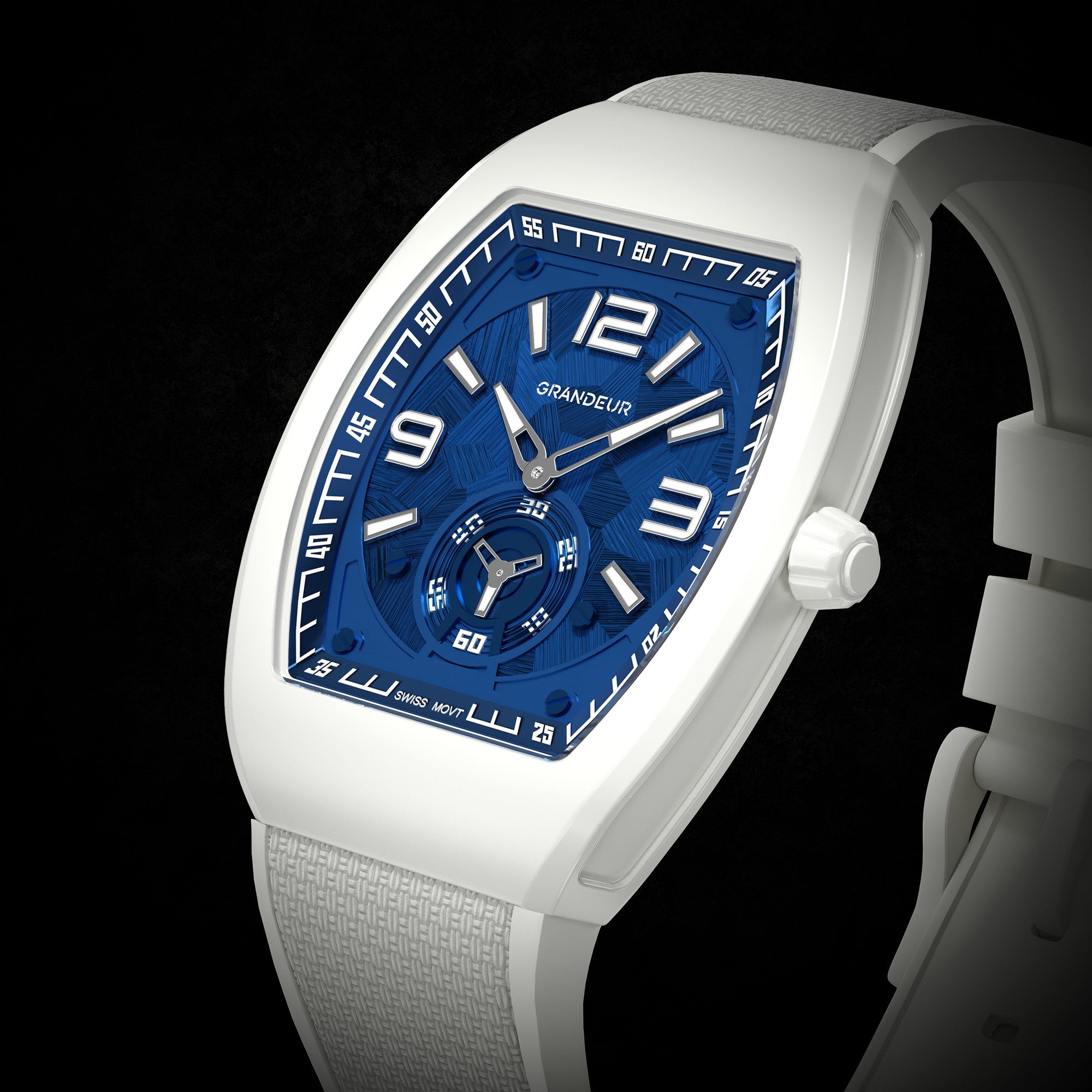 TorQ Quartz V2 Riviera — dial close-up