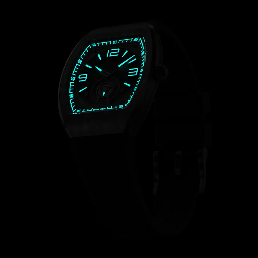 Luminous dial in darkness