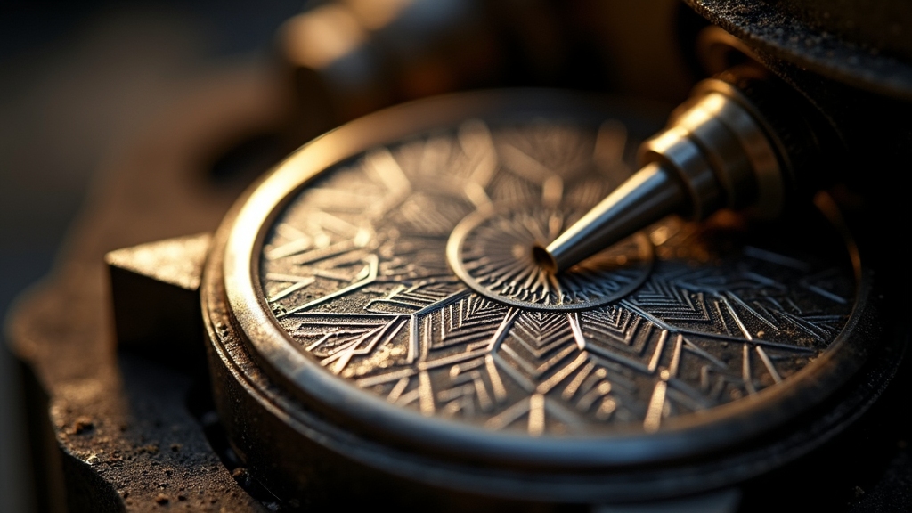 Close-up of a hand-cut guilloché watch dial with intricate geometric engine-turned patterns catching light in a watchmaker's workshop