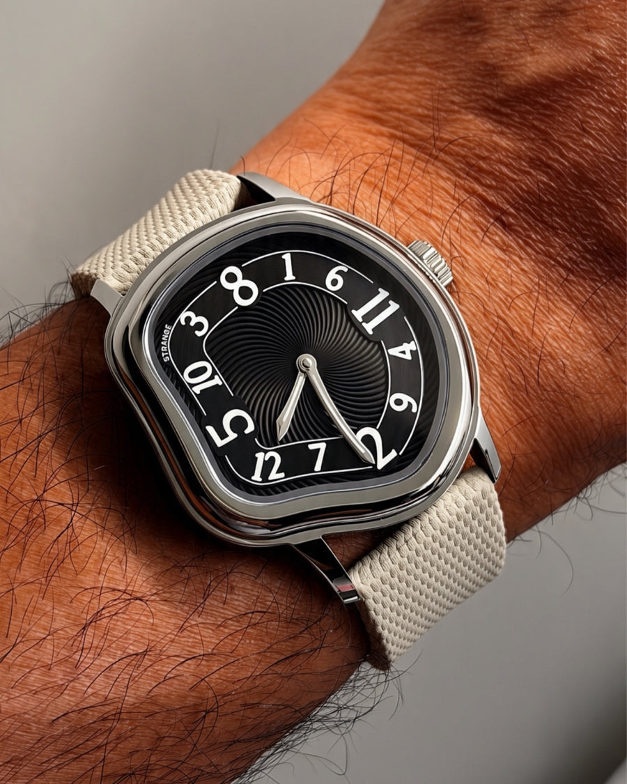 Ahmad A. wearing a Grandeur watch