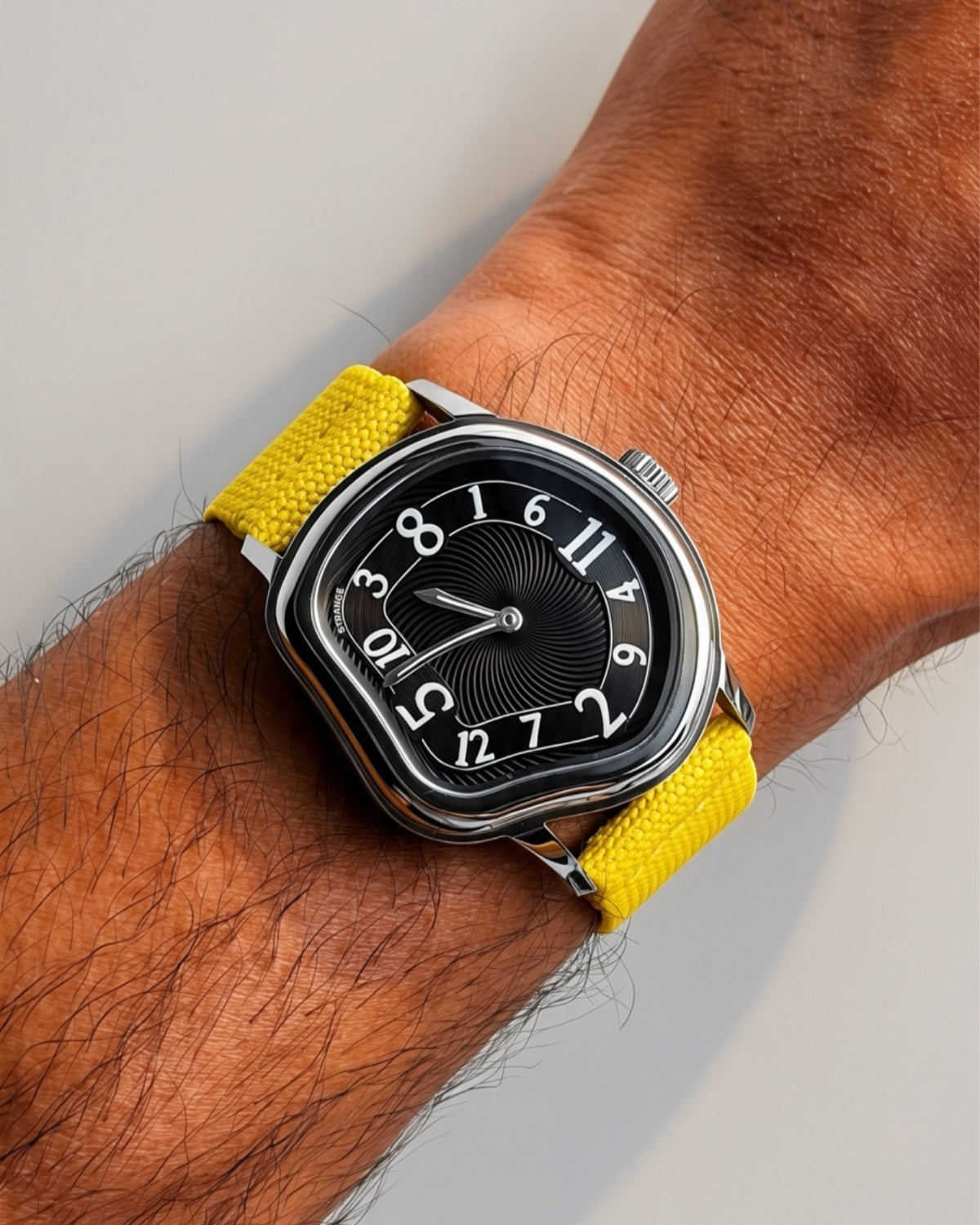 Ahmad A. wearing a Grandeur watch