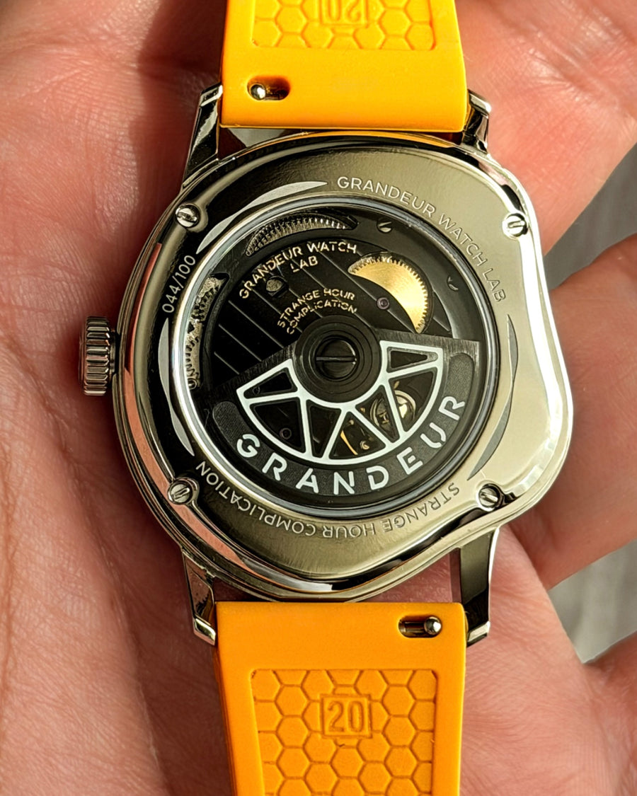 Ahmad A. wearing a Grandeur watch