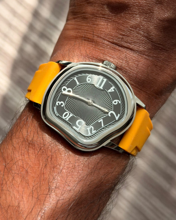 Ahmad A. wearing a Grandeur watch