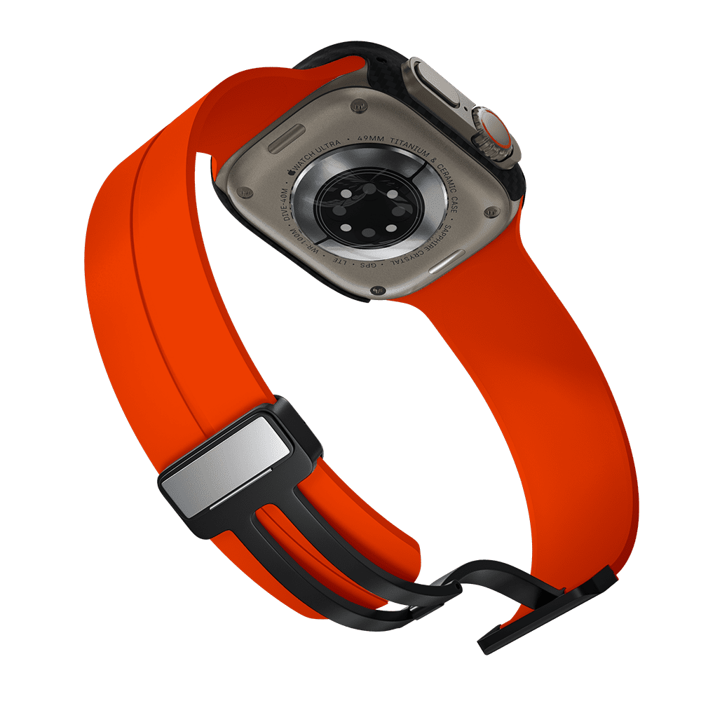 Hermes orange apple watch 2025 sport band