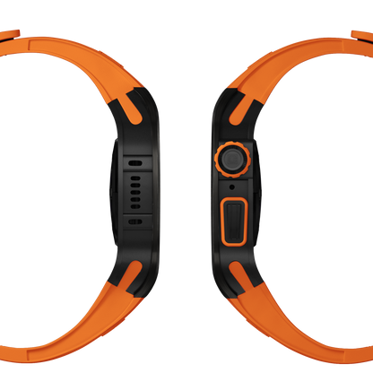 Carbon fiber – orange Strap