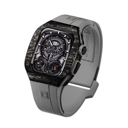 Carbon fiber – Gray Strap