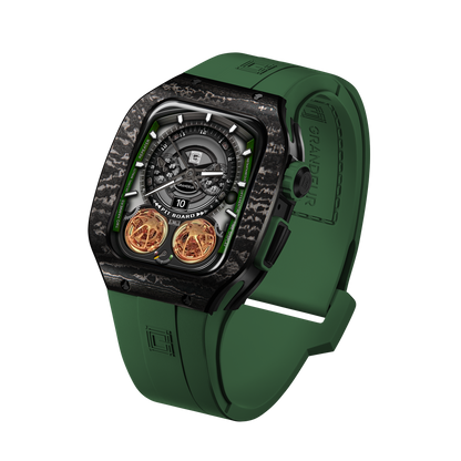 Carbon fiber – Green Strap