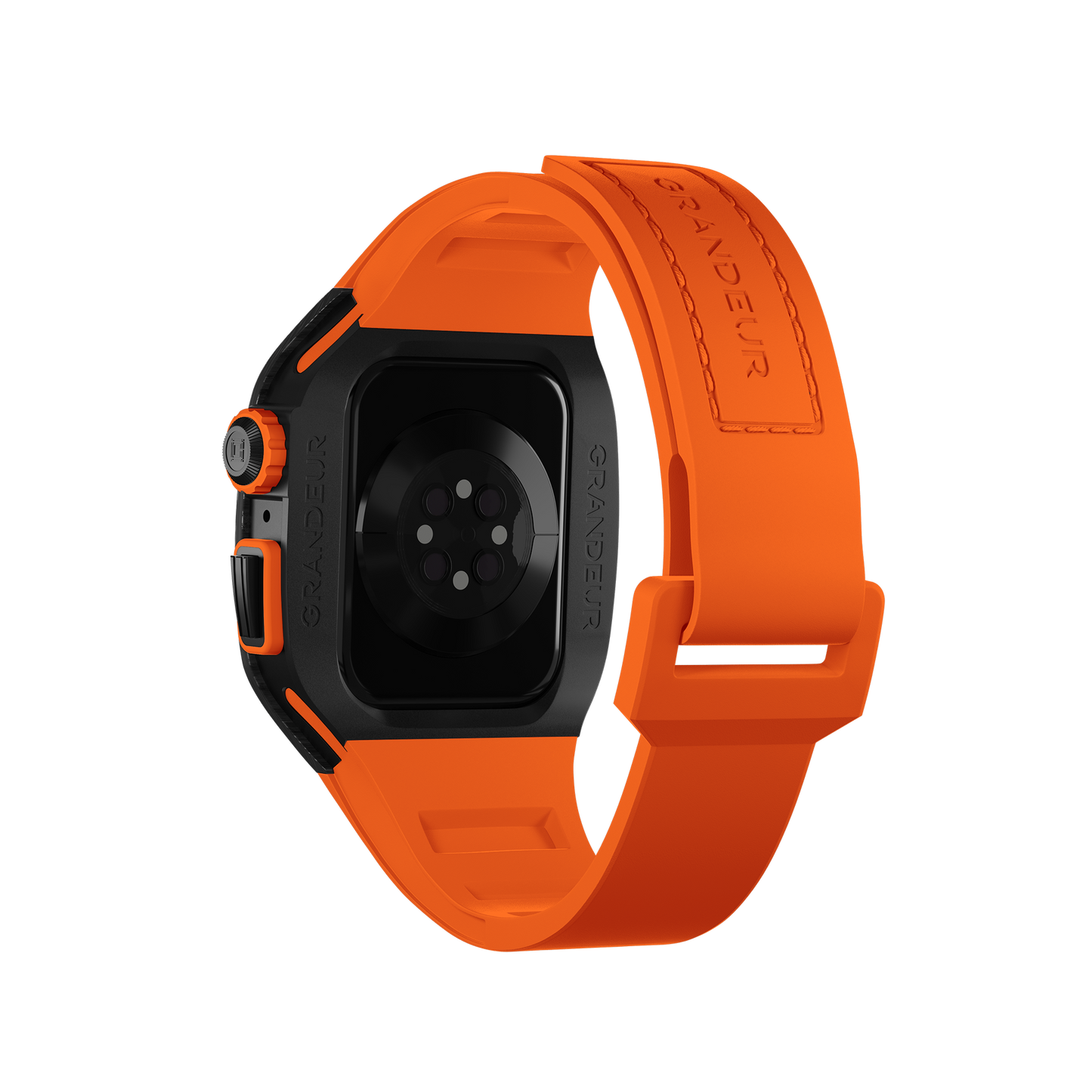 Carbon fiber – orange Strap