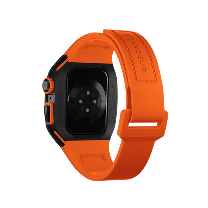 Carbon fiber – orange Strap