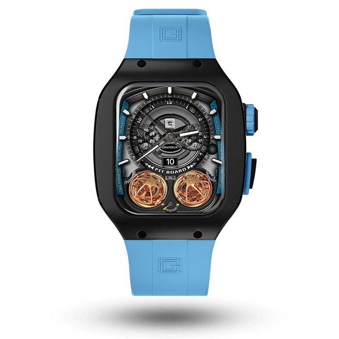 Titanium – Blue Strap