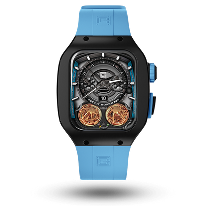 Titanium – Blue Strap