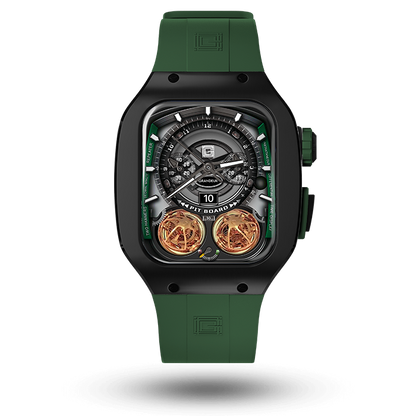 Titanium – Green Strap