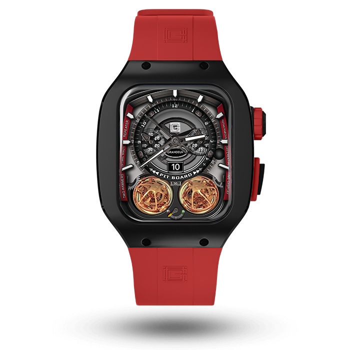 Titanium – Red Strap