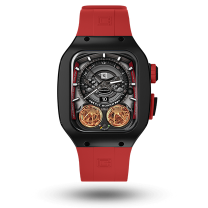 Titanium – Red Strap