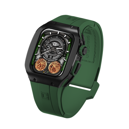 Titanium – Green Strap