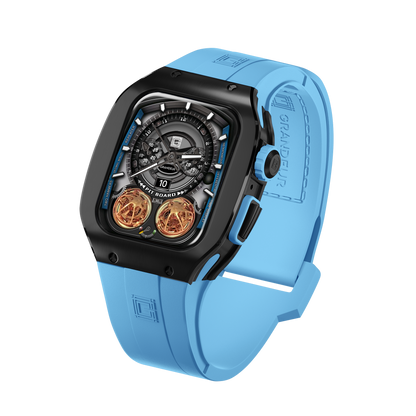 Titanium – Blue Strap