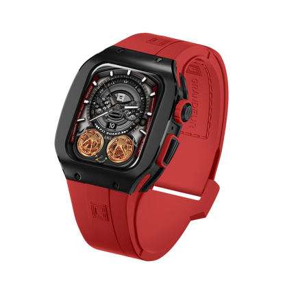 Titanium – Red Strap