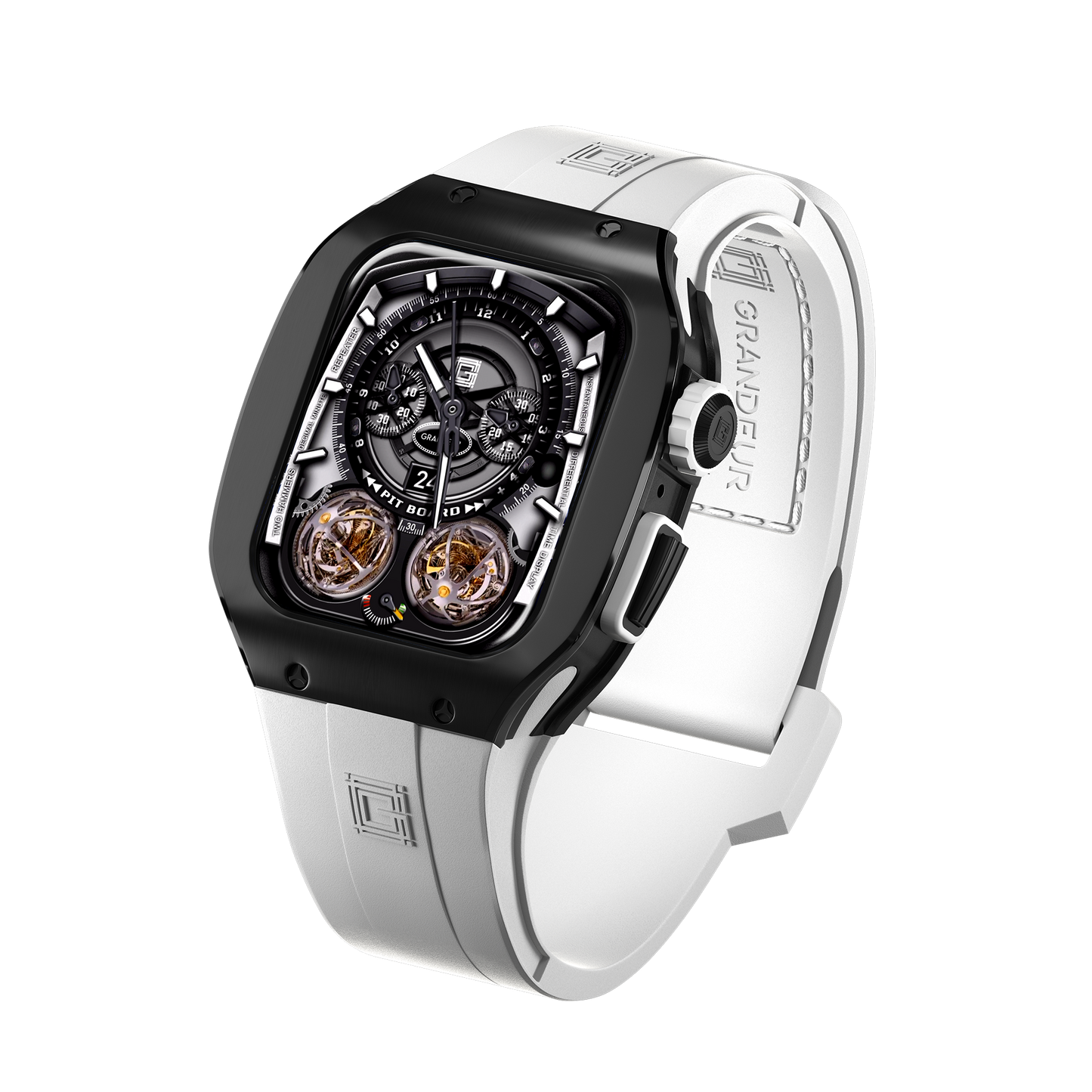 Titanium – White Strap