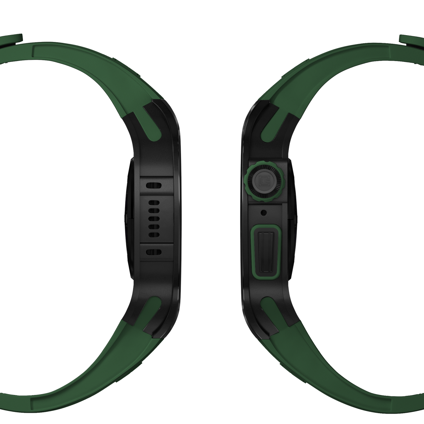 Titanium – Green Strap