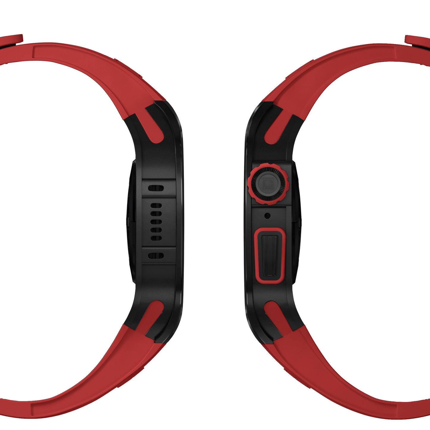 Titanium – Red Strap