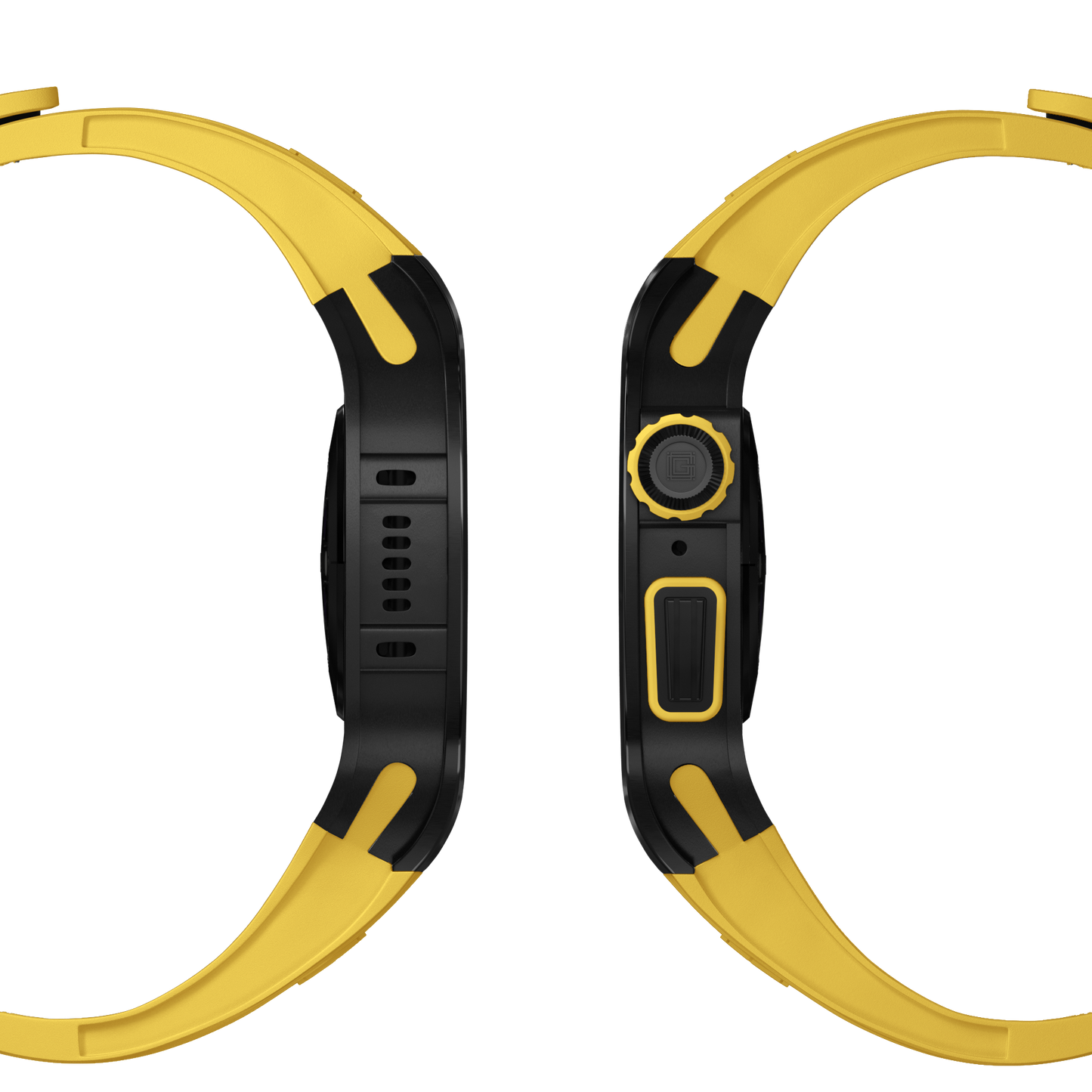 Titanium – Yellow Strap