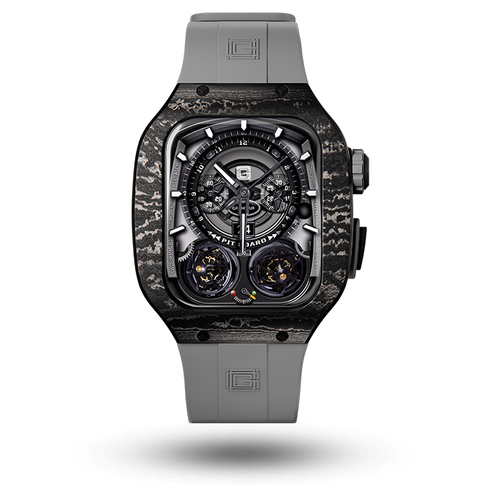 Carbon fiber – Gray Strap