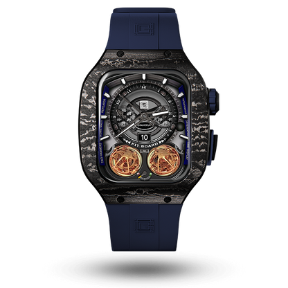 Carbon fiber – Navy Blue Strap