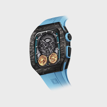 Carbon fiber – Blue Strap