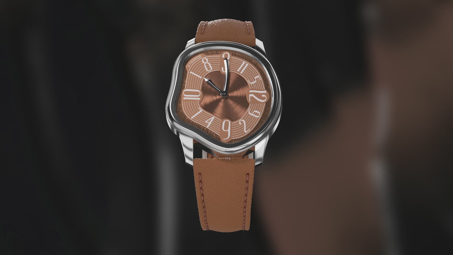 Strange Quartz Copper Mirage | Jumping Hour Watch | Grandeur