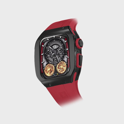 Titanium – Red Strap