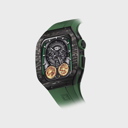 Carbon fiber – Green Strap