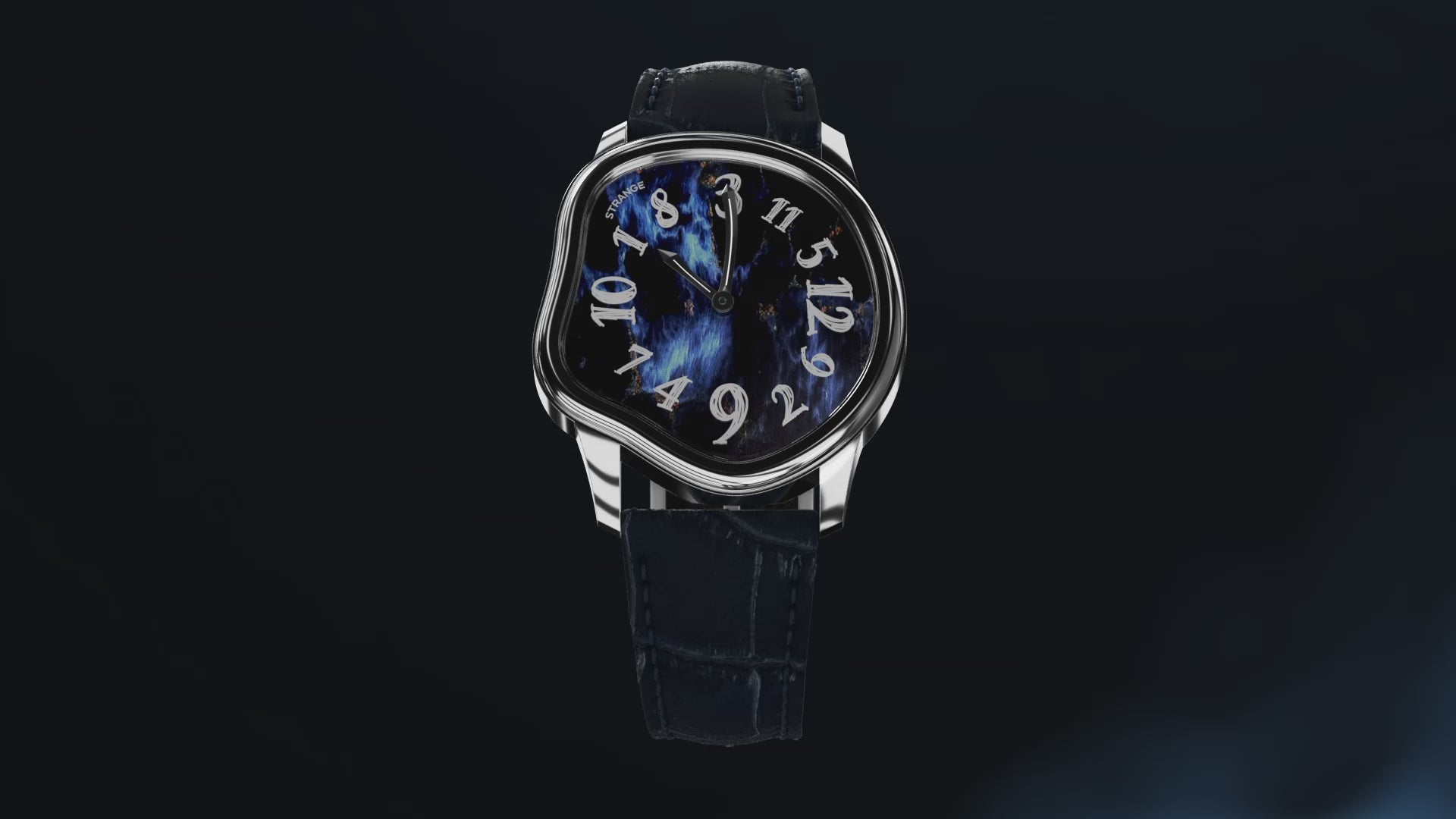 Strange Quartz Midnight Flame | Jumping Hour Watch | Grandeur