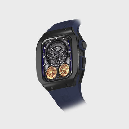 Titanium – Navy Blue Strap