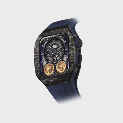 Carbon fiber – Navy Blue Strap