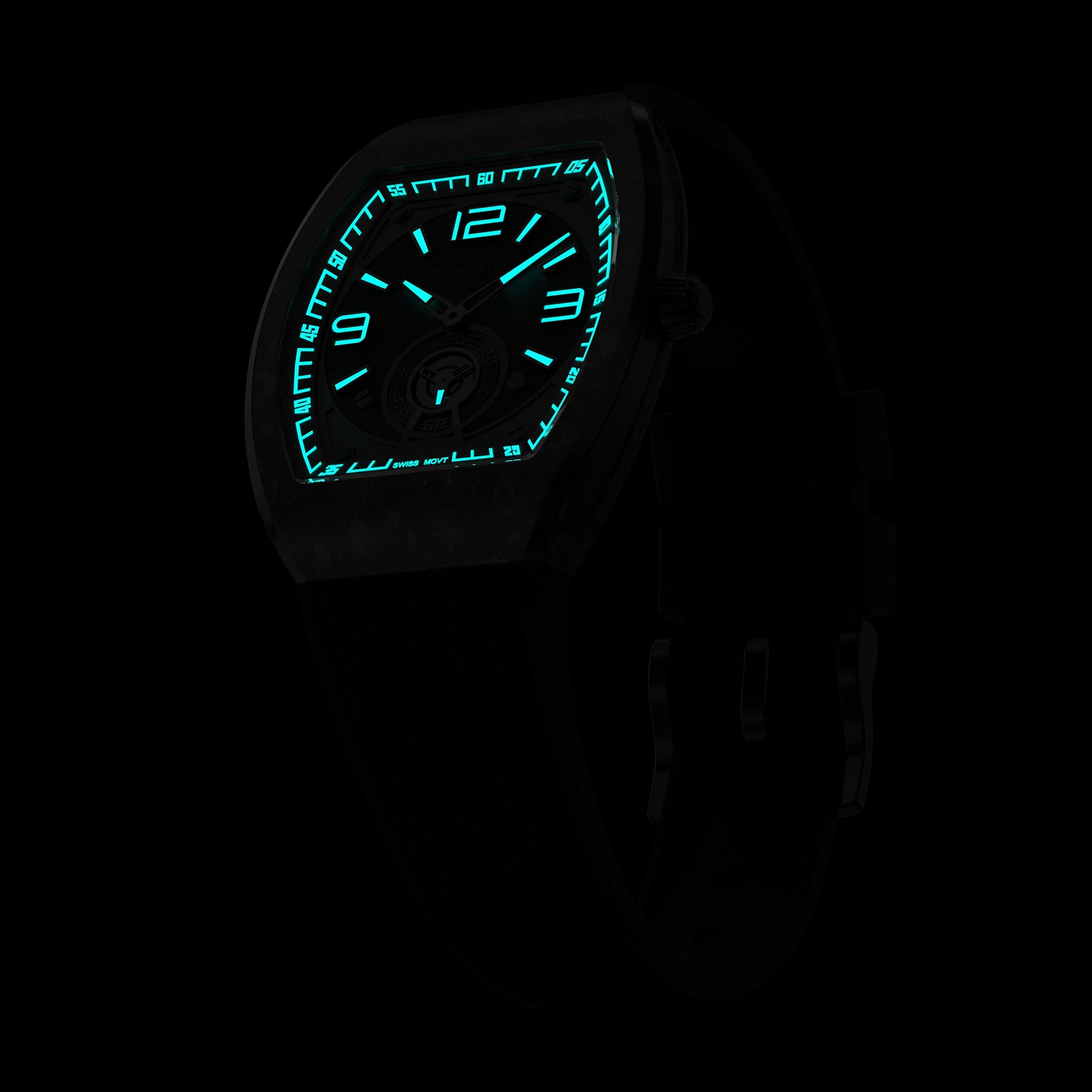 TorQ Quartz V2 Eclipse — luminous dial