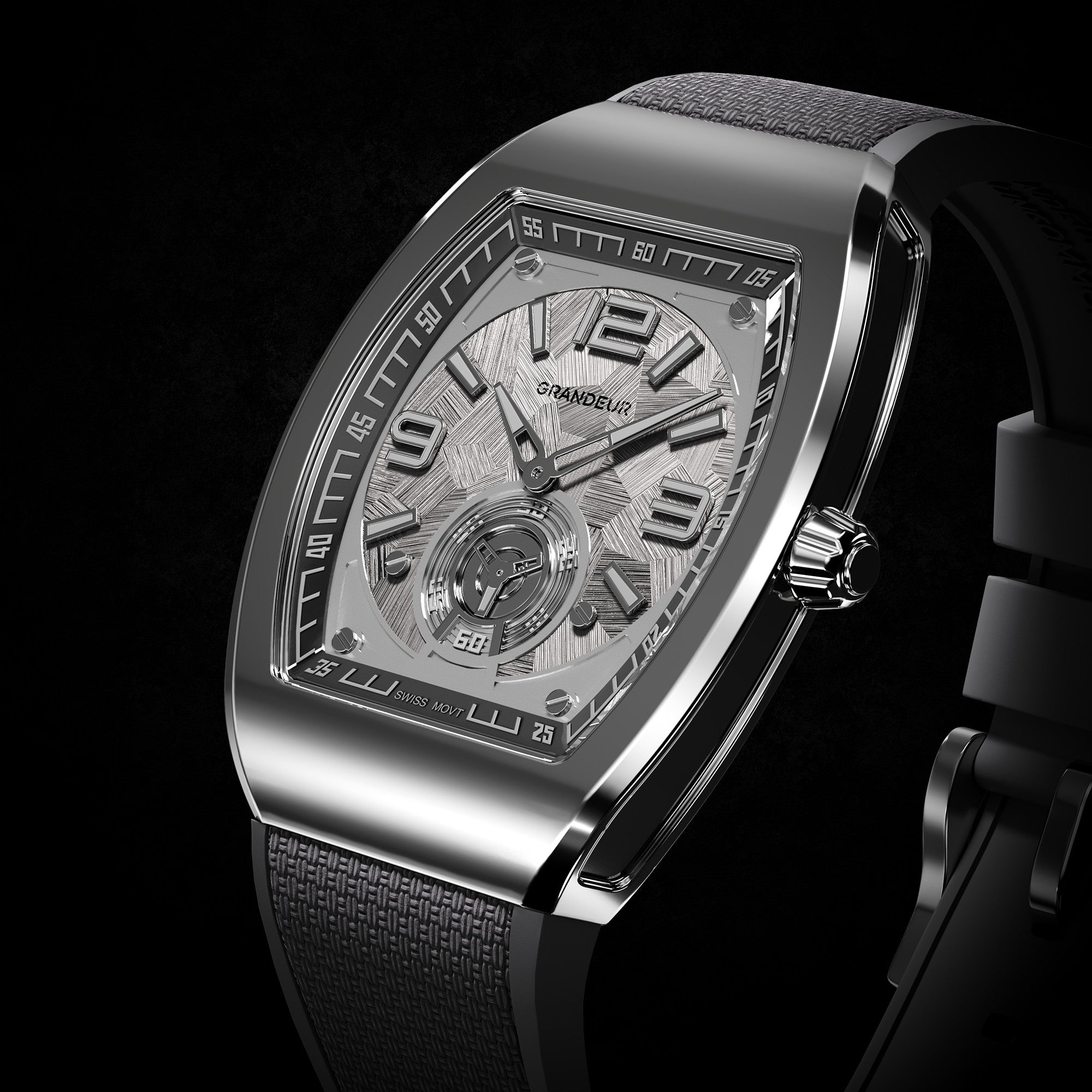 TorQ Quartz V2 Mercury — dial close-up