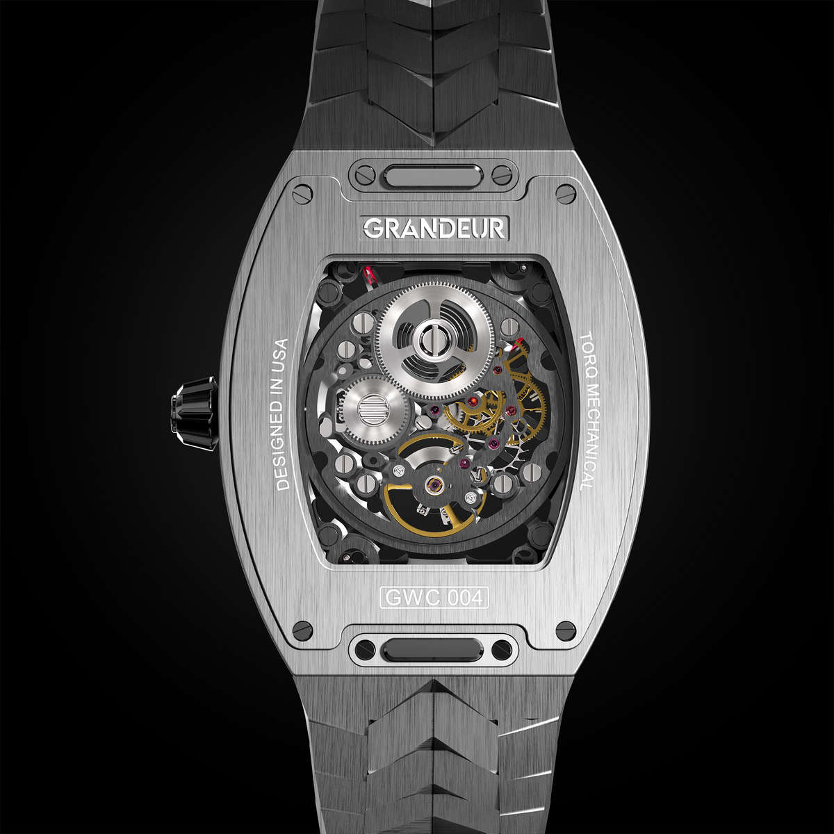 FIG. 3A — EXHIBITION CASEBACK · SAPPHIRE CRYSTAL