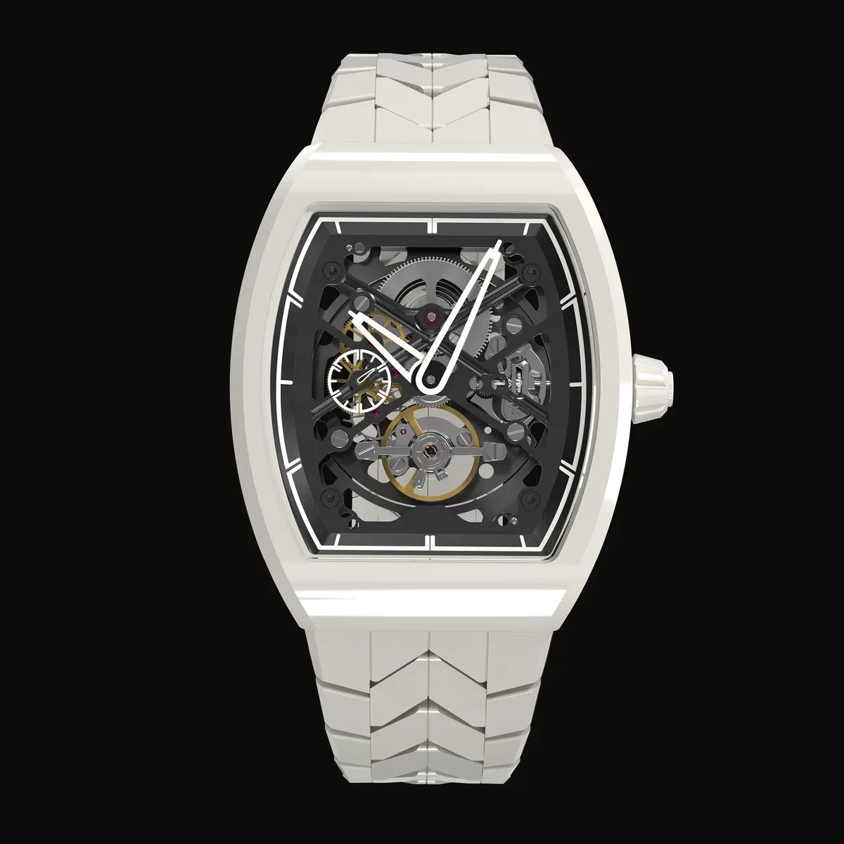 Grandeur glow ceramic watch case
