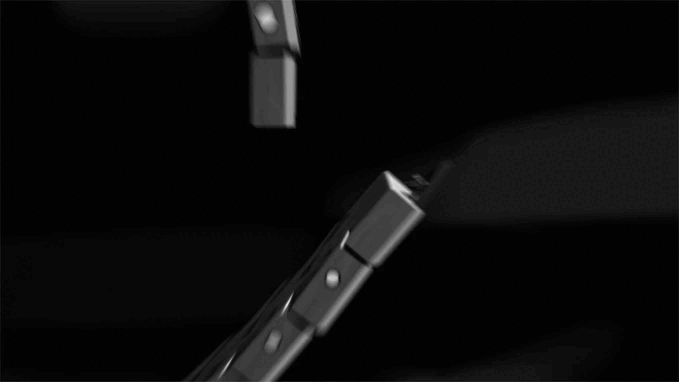 FIG. 5C — HIDDEN CLASP MECHANISM · FLUSH-FIT DEPLOYMENT