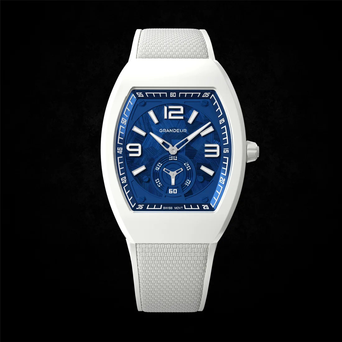 TorQ Quartz V2 Riviera — White, Blue Dial